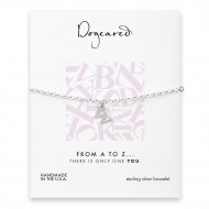open w bracelet, sterling silver