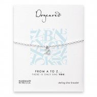 open z bracelet, sterling silver