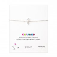big dragonfly bracelet, sterling silver