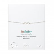 classic infinity bracelet, sterling silver
