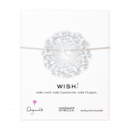 soldered wishbone bracelet, sterling silver