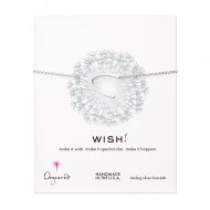 soldered big wishbone bracelet, sterling silver