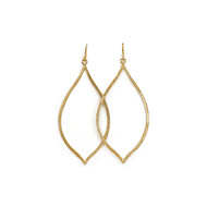 always beautiful eye gold dipped earrings