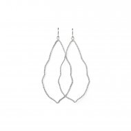 always beautiful sparkle moroccan earrings, sterling silver