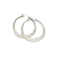 daily wear sterling silver hoop earrings
