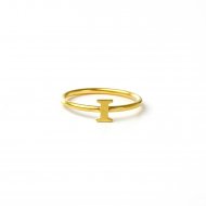 open i ring -  gold dipped