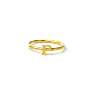 open p ring - gold dipped