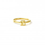 open z ring - gold dipped