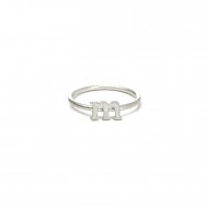 open m ring - sterling silver