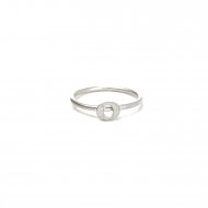 open o ring - sterling silver
