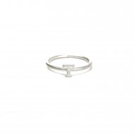 open t ring - sterling silver