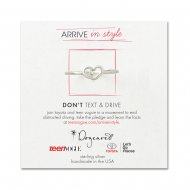 arrive in style heart ring - sterling silver