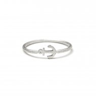anchor ring - sterling silver