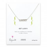 lucky necklace, sterling silver