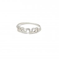 dance ring, sterling silver, size 5