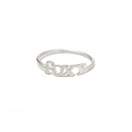 foxy ring, sterling silver, size 5
