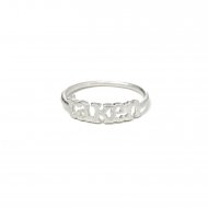 taken ring, sterling silver, size 5