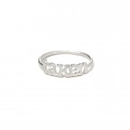 taken ring, sterling silver, size 7