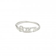 foxy ring, sterling silver, size 8