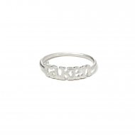 taken ring, sterling silver, size 8